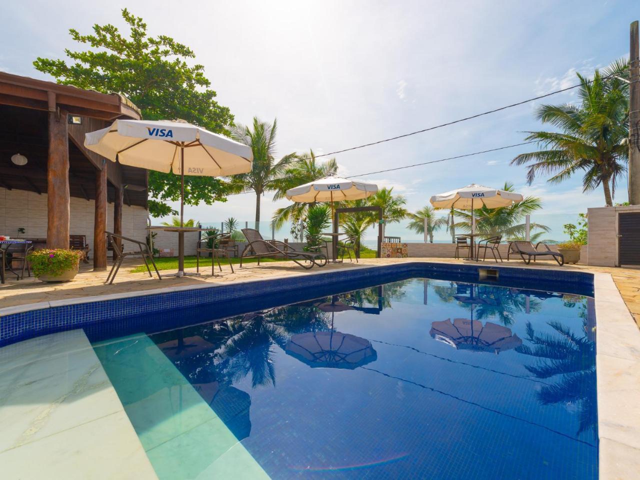 Pousada Pe Na Areia Caraguatatuba Bagian luar foto