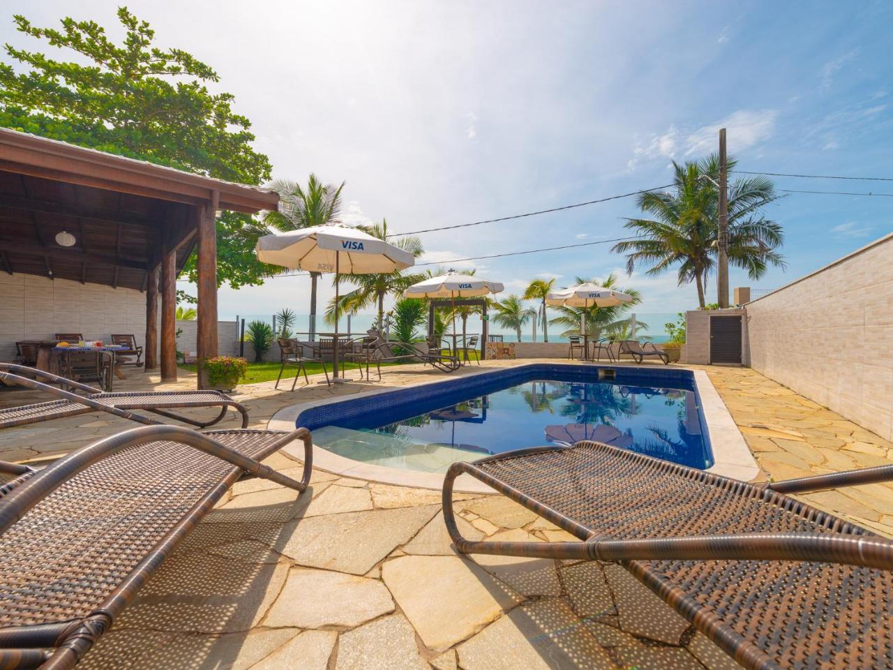 Pousada Pe Na Areia Caraguatatuba Bagian luar foto